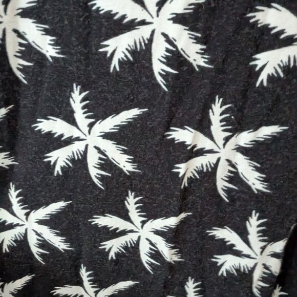 Fighting Eel Palm Tree Beach Coverup Vacation Dress Size Small - Picture 5 of 7